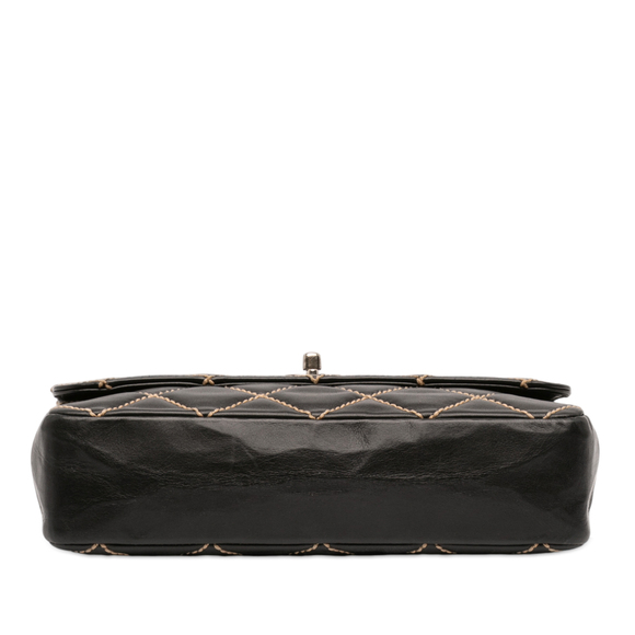 Pre-Loved Chanel CC Wild Stitch Lambskin Flap - Picture 3 of 11